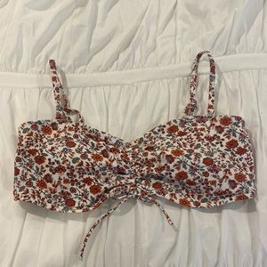 Abercrombie floral bikini top
